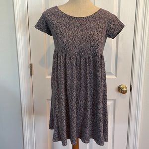 Floral dress purple